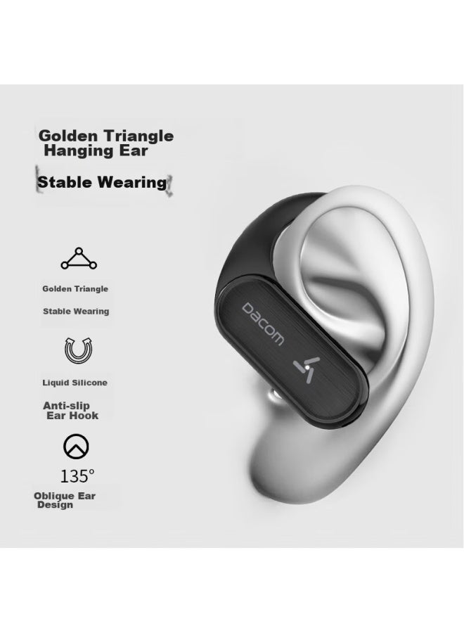 Dacom Athlete Tws True Wireless Sports Bluetooth Earphones, Waterproof Earbuds For Running, Dual-ear 5.3 Music In-ear Headphones, Compatible With Apple, Huawei, Android, Xiaomi, Black - Image 1