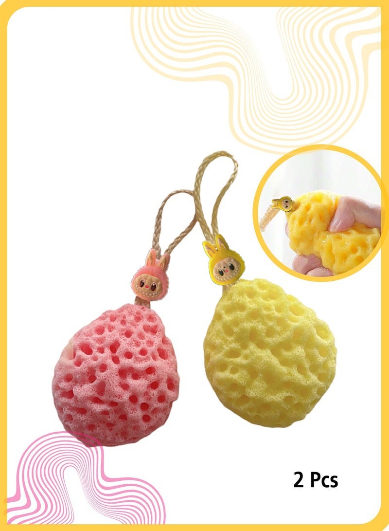 Super Soft Kids Bath Sponge, Cute Bubble Shower Ball, Gentle Cleansing  Exfoliation, Skin-Friendly for Baby  Toddler, Fun Bath Time - Image 1