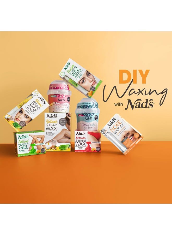 Nad's طقم شمع الأنف للرجال والنساء - طقم إزالة شعر الأنف بسرعة وسهولة، 1 قطعة - Image 5