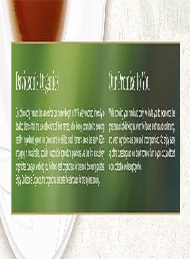 Davidson's Organics, South African Green Rooibos, 100-count Unwrapped Tea Bags - Image 4