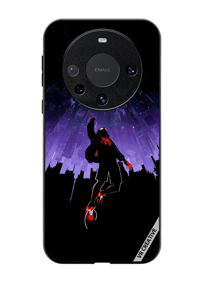 VR CREATIVE Protective Case Cover For Huawei Mate 60 Pro Plus Spider-Man In Space Design Multicolour - Image 1