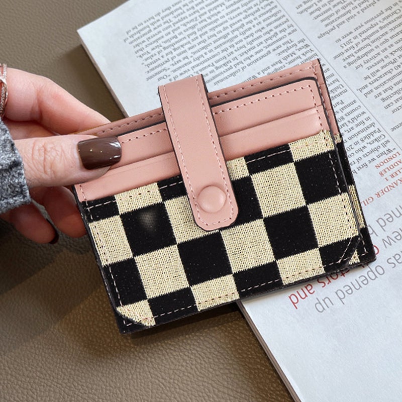 Canvas Card Holder Beige - Image 2