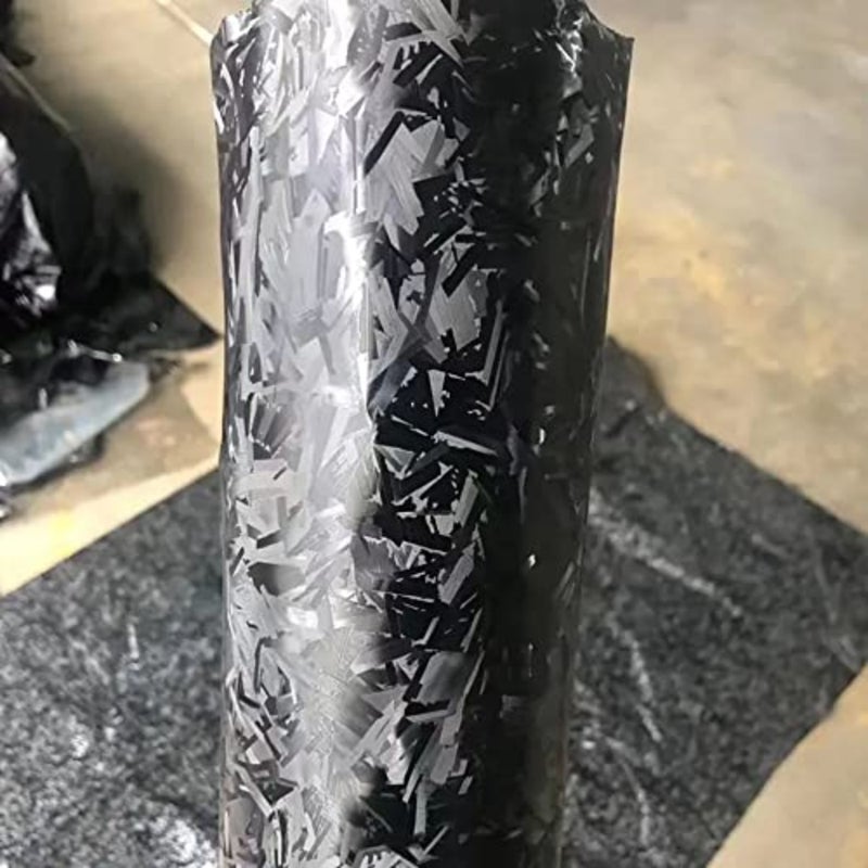 غلاف داخلي وخارجي للسيارات DIY: فينيل من ألياف الكربون الأسود غير اللامع، خالي من الفقاعات مضاد للتجاعيد، لاصق ذاتي ممتاز، 30 × 150 سم - Image 5