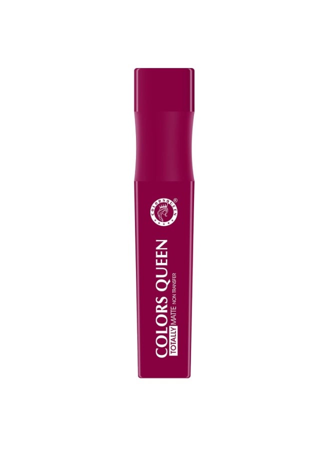 COLORS QUEEN Totally Matte Liquid Lipstick Intense Color Payoff Lightweight Comfortable One Swipe Long Lasting Non Transfer Women 10 - Fall in Love 7.5g  - Image 2
