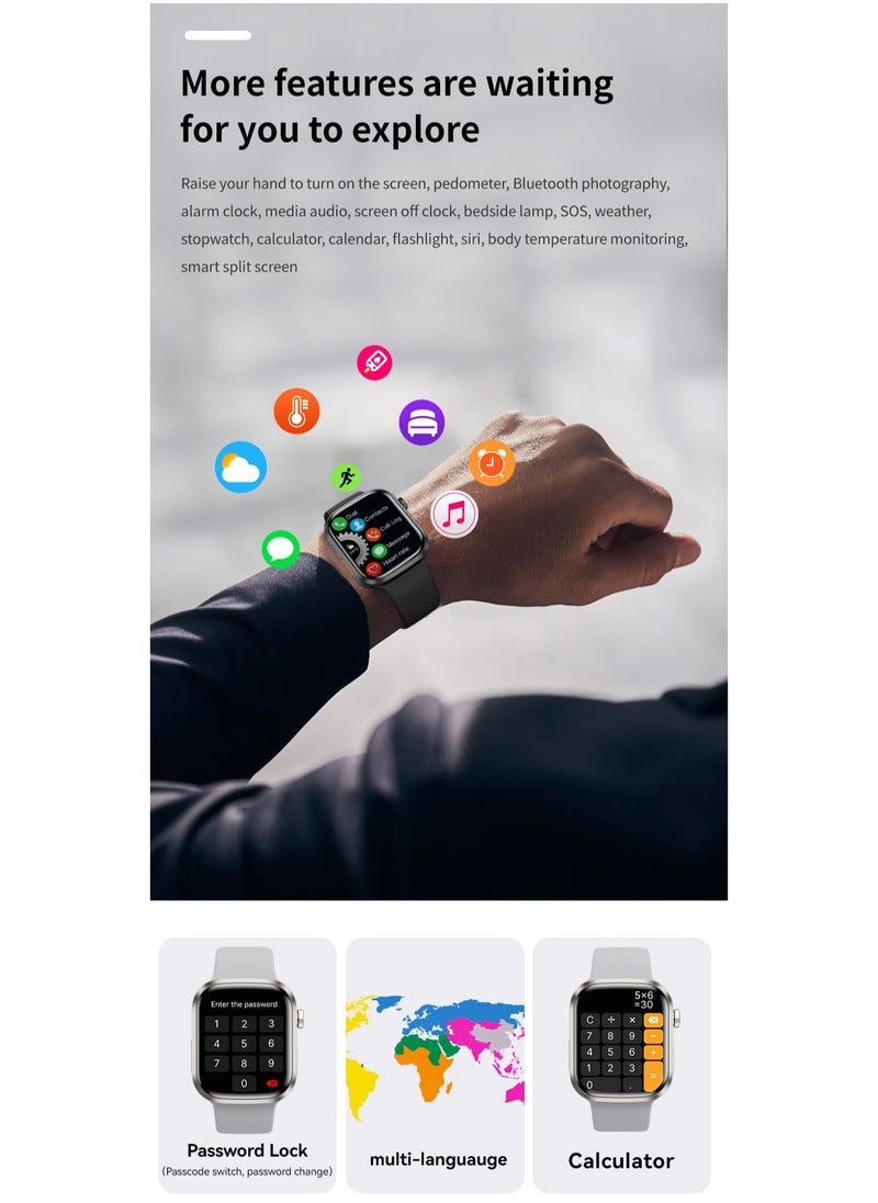 AROAQ - ZERO 90 WATCH 2.3 Inch High Defination Large Screen Long Standby Time NFC Access Control ,  Private Mode Apearance, New Right -Angle Edge Desigh - Image 1