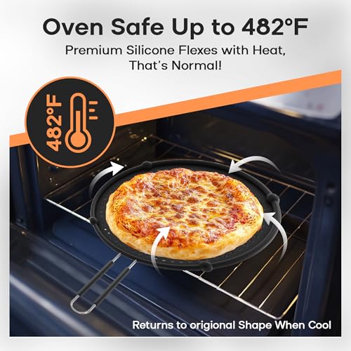 Beckon Ware Splatter Screen for Frying Pan | USA Brand | 13-Inch Black, Fit Pans (12" to 13") Silicone Grease Splatter Guard for Frying Pan and Stove by Beckon Ware - Image 5