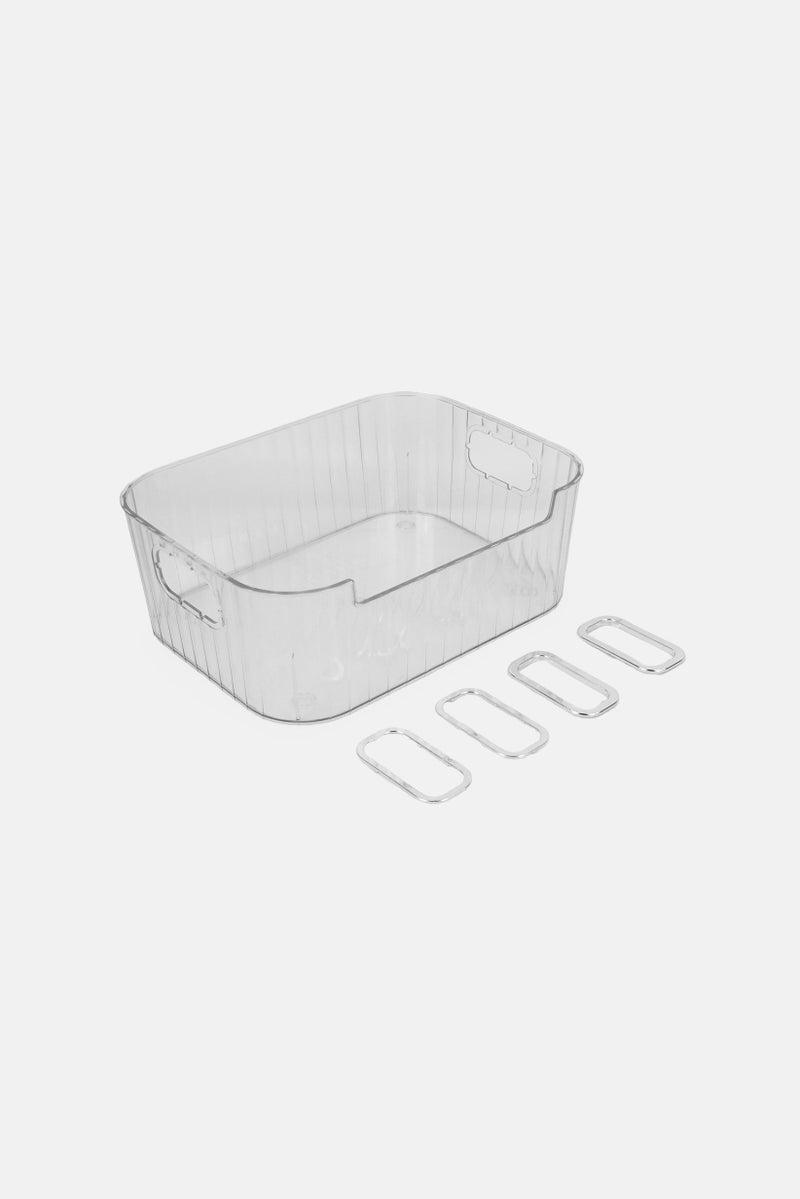 Oasis Home Multi Purpose Storage Bin, Transparent - Image 3