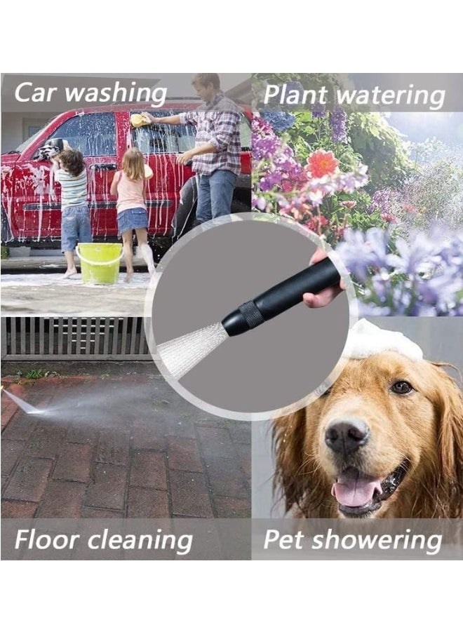 EHOME Upgrade Car Washing Water Gun Garden Hose Nozzle Sprayer, Metal High Pressure Leak-proof Water Hose Nozzle with 3 Adjustable Spray Patterns for Garden Watering And Car Pet Washing  - Image 4