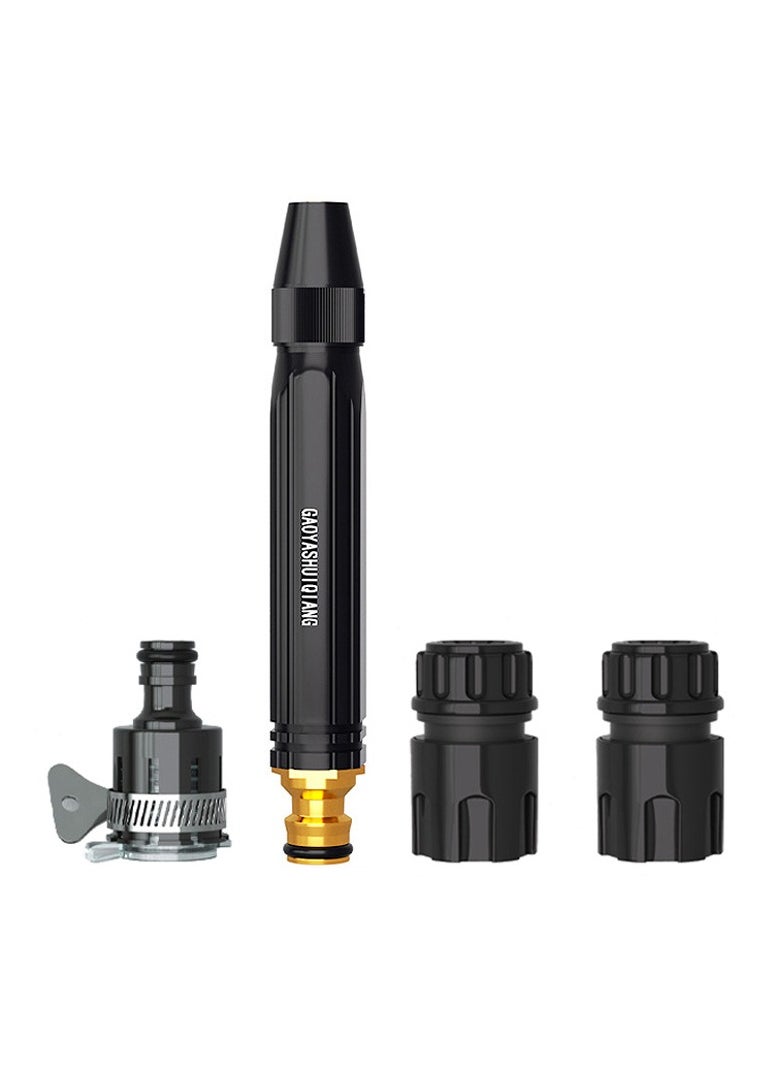 EHOME Upgrade Car Washing Water Gun Garden Hose Nozzle Sprayer, Metal High Pressure Leak-proof Water Hose Nozzle with 3 Adjustable Spray Patterns for Garden Watering And Car Pet Washing  - Image 1