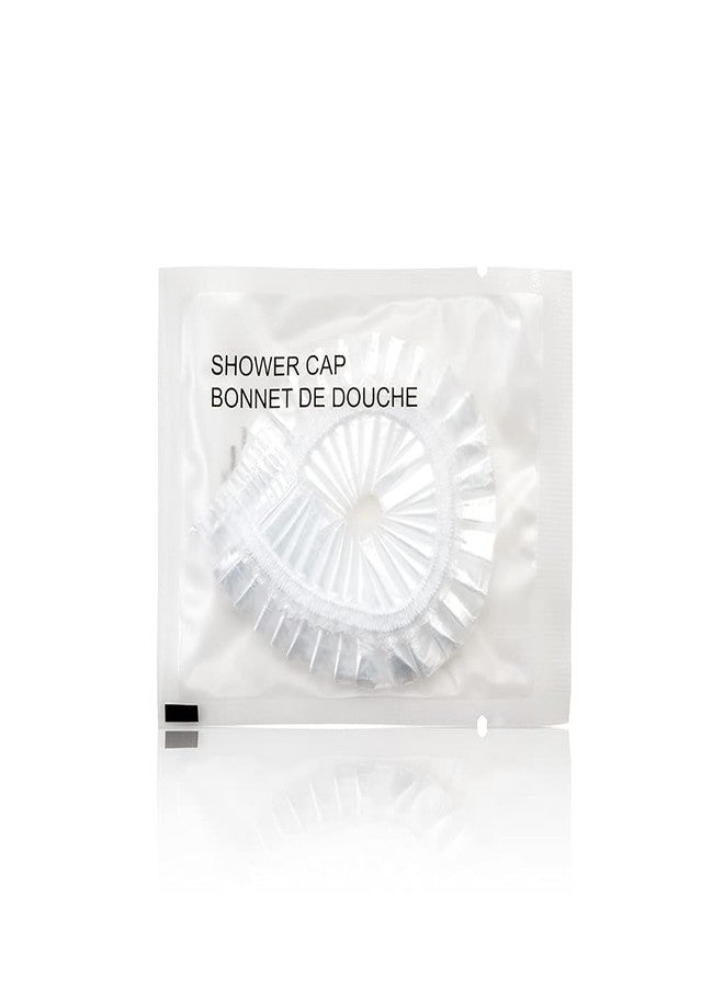 World Amenities Waterproof Shower Cap (Clear Frosted Sachet), Travel Size Hotel Amenities, Airbnb, Pack of 288 - Image 2