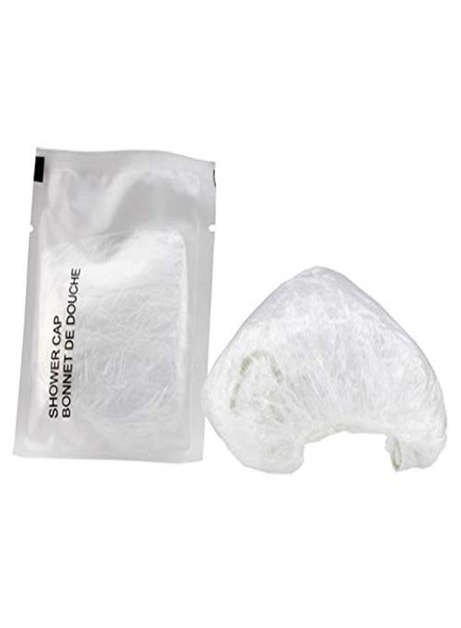 World Amenities Waterproof Shower Cap (Clear Frosted Sachet), Travel Size Hotel Amenities, Airbnb, Pack of 288 - Image 1