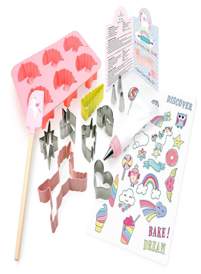 Handstand Kitchen Rainbows and Unicorns 15-piece Ultimate Baking Party with Recipes - Image 2