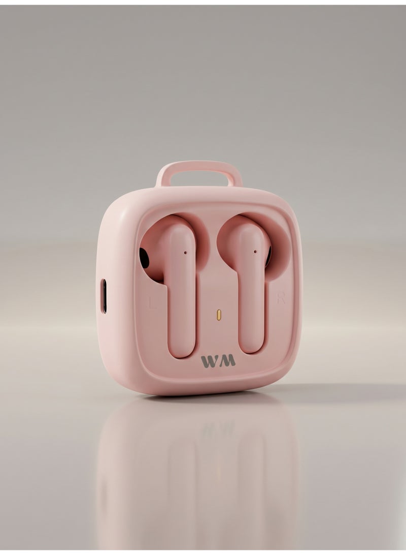 WELLMAX WM Wireless Semi In Ear Earbuds Bluetooth Headphones with Mic Touch Control TWS Earphones Charging Case for Android iPhone Calls Music Gaming WMAX JELLY50 - Image 3