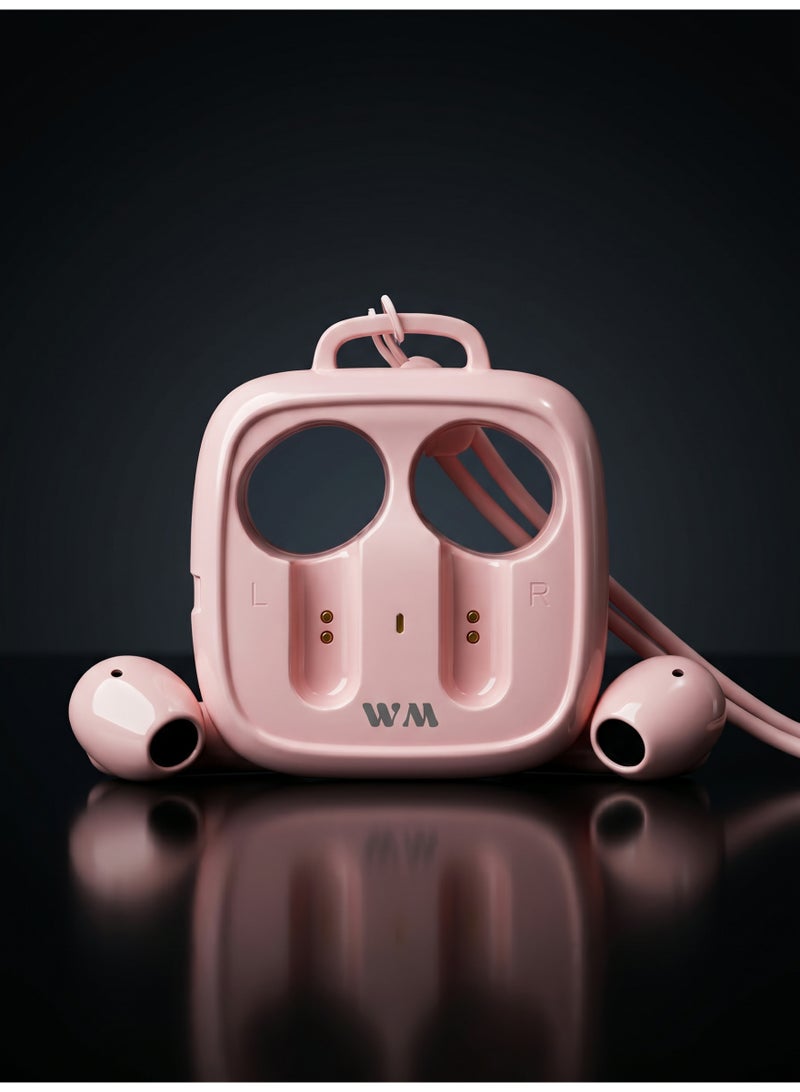 WELLMAX WM Wireless Semi In Ear Earbuds Bluetooth Headphones with Mic Touch Control TWS Earphones Charging Case for Android iPhone Calls Music Gaming WMAX JELLY50 - Image 5