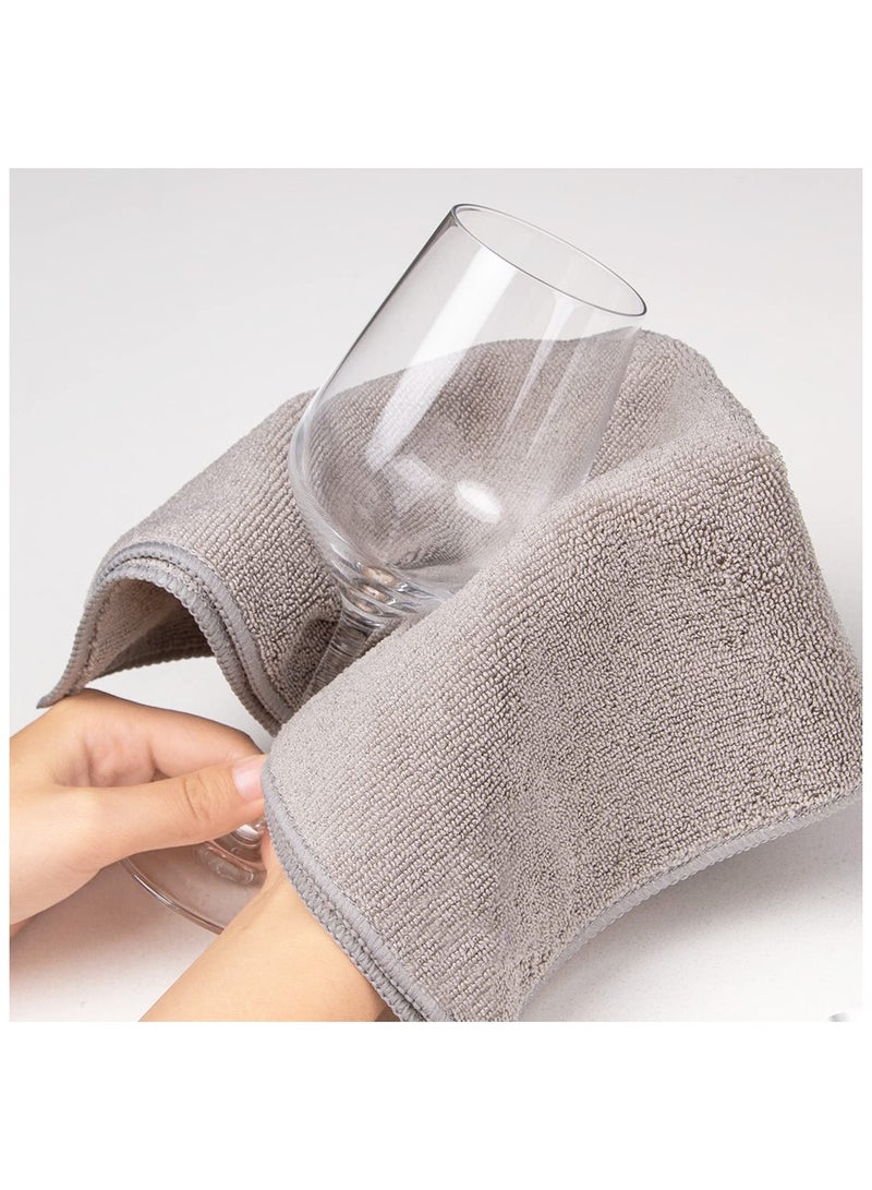 20-Piece Microfiber Cleaning Cloth Set multicolor 30x30cm - Image 3