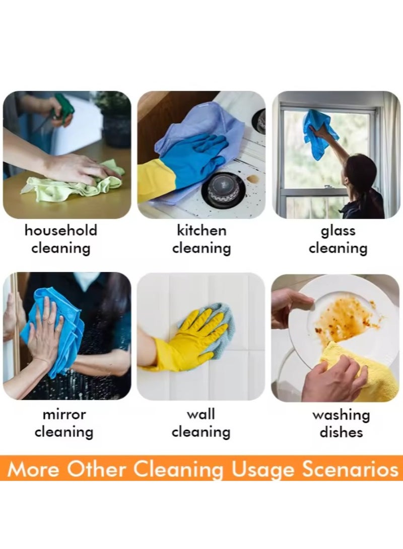 20-Piece Microfiber Cleaning Cloth Set multicolor 30x30cm  - Image 4