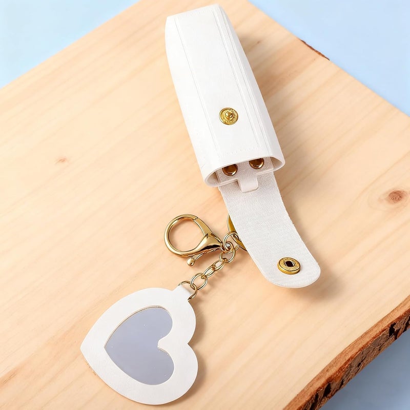 Lip Gloss Keychain Holder | Bag Pendant - Lip Stain Tint Case | for Girls Ladies College Students Makeup Enthusiasts Daily Commute Traveling Parties Weddings Dates Shopping - Image 3