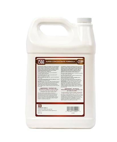 POLY CARE PolyCare Hardwood Floor Cleaner Super Concentrate - 128 Fl Oz - Fresh- Dilute Concentrate with Water for Spray Mops and Spray Bottles - Residue-Free Floor Cleaning Solution - Image 3