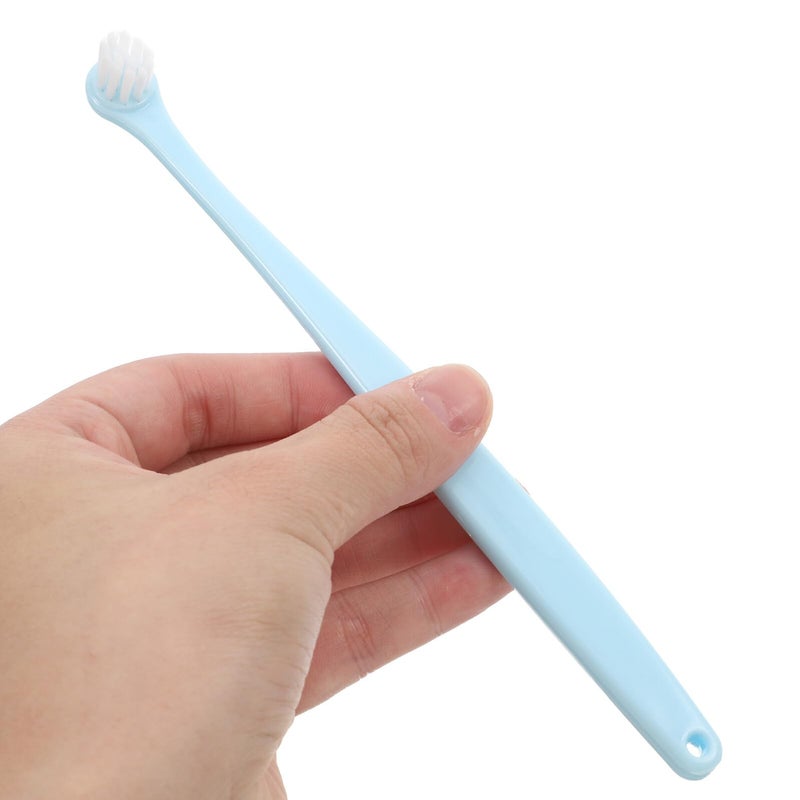 Soft Round Head Pet Toothbrush For Dogs Cats Gentle Cleaning With Ergonomic Handle - Image 3