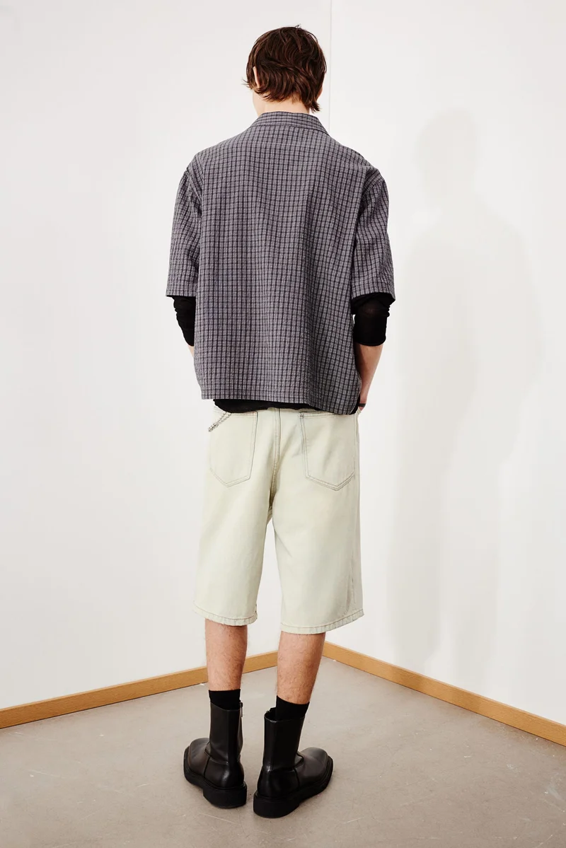 H&M Loose Fit Seersucker resort shirt