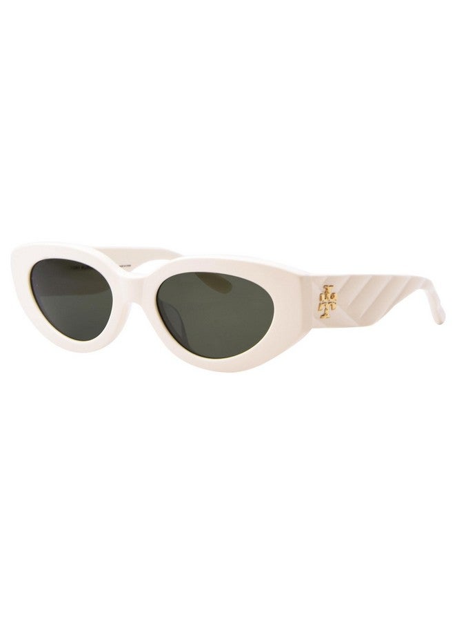 Tory Burch Sunglasses Tory Burch Ty 7178 U 190671 Solid Ivory - Image 1