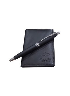 PARKER Parker Aster Matte Black CT Ball Pen with Credit Card Holder (Free)  - Image 2