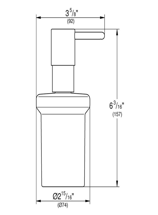 جروهي موزع صابون أساسي من GROHE StarLight® Chrome - Image 3