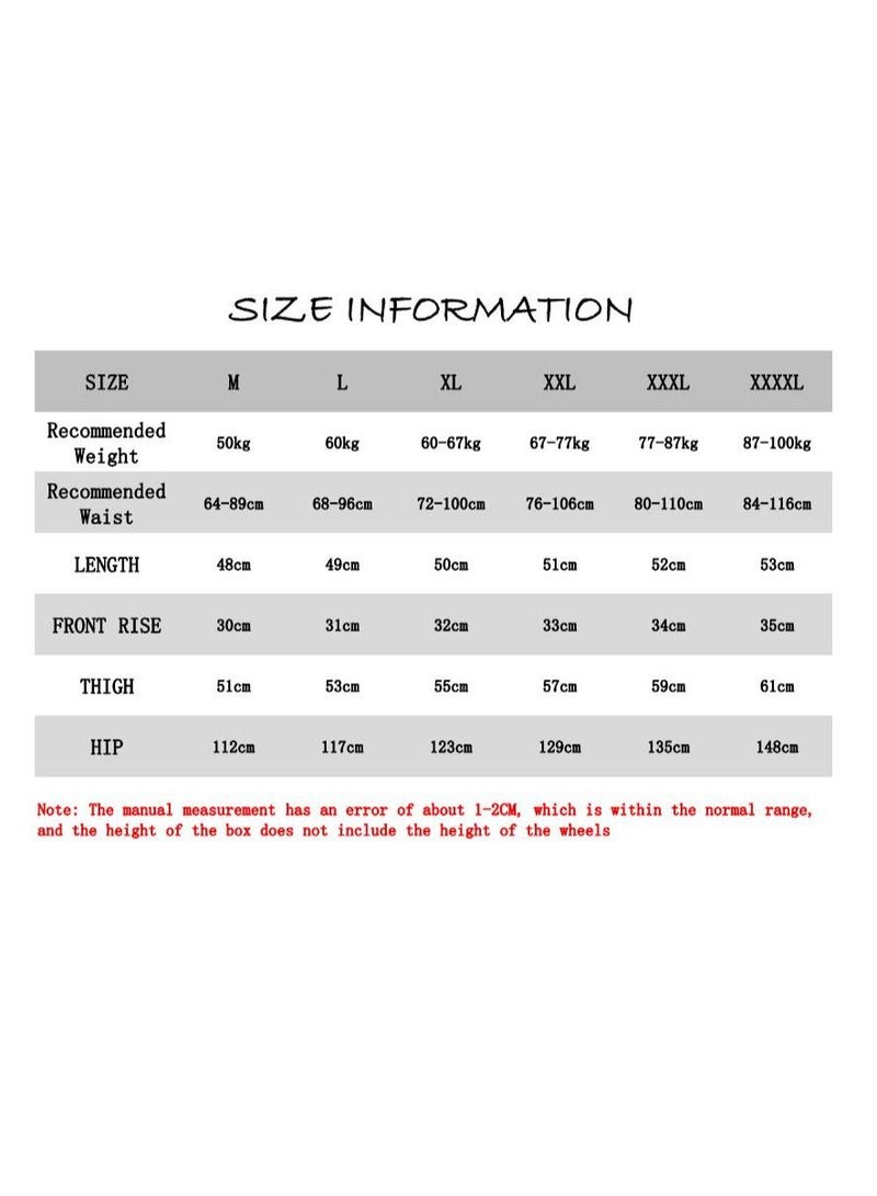 1-Piece Men Swim Beach Shorts Quick Dry Swimming Trunks Drawstring Surfing Board Shorts Loose Boxers Short Pants  - Image 2
