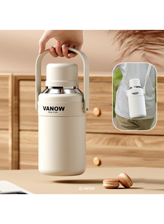 Vanow Insulated Water Bottle Large Capacity Stainless Steel Outdoor Sports Kids Water Bottle 1.2l