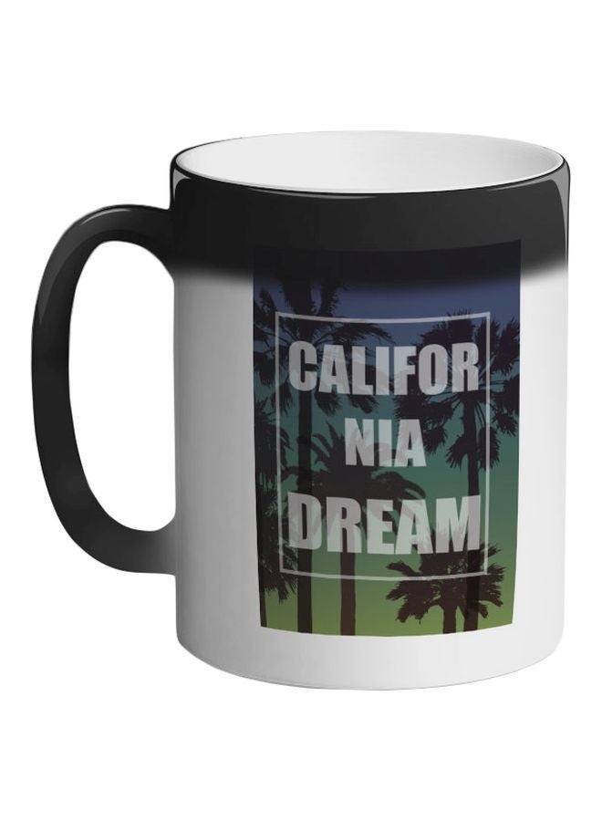 RYN California Dream Printed Colour Changing Coffee Mug Black 11ounce