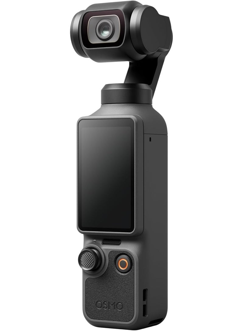 Osmo أوزمو بوكيت 4 كومبو قياسي، كاميرا فلوغ بجيب، 1 بوصة CMOS و 4K/240fps، تثبيت 3 محاور، زوم بدون فقدان 2×، 107 جيجابايت تخزين مدمج، شاشة دوارة 2 بوصة - Image 1