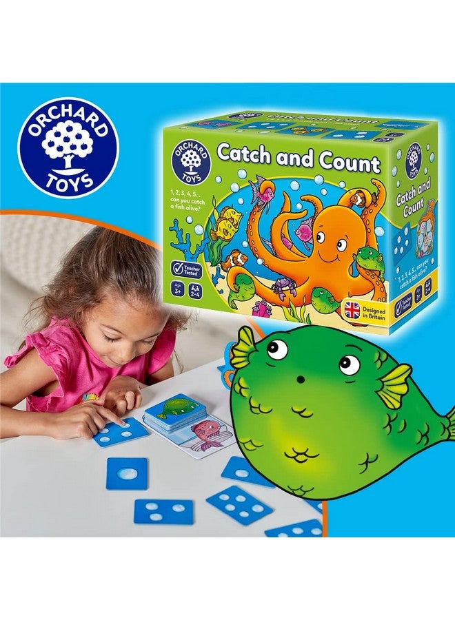 Orchard Toys Catch&Count Educational Board Game Practise Counting&Numbers Teacher Tested Maths Skills Game,Party Gift For Kids 3 To 7 Years,Multicolor - Image 5