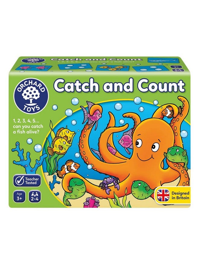 Orchard Toys Catch&Count Educational Board Game Practise Counting&Numbers Teacher Tested Maths Skills Game,Party Gift For Kids 3 To 7 Years,Multicolor - Image 1