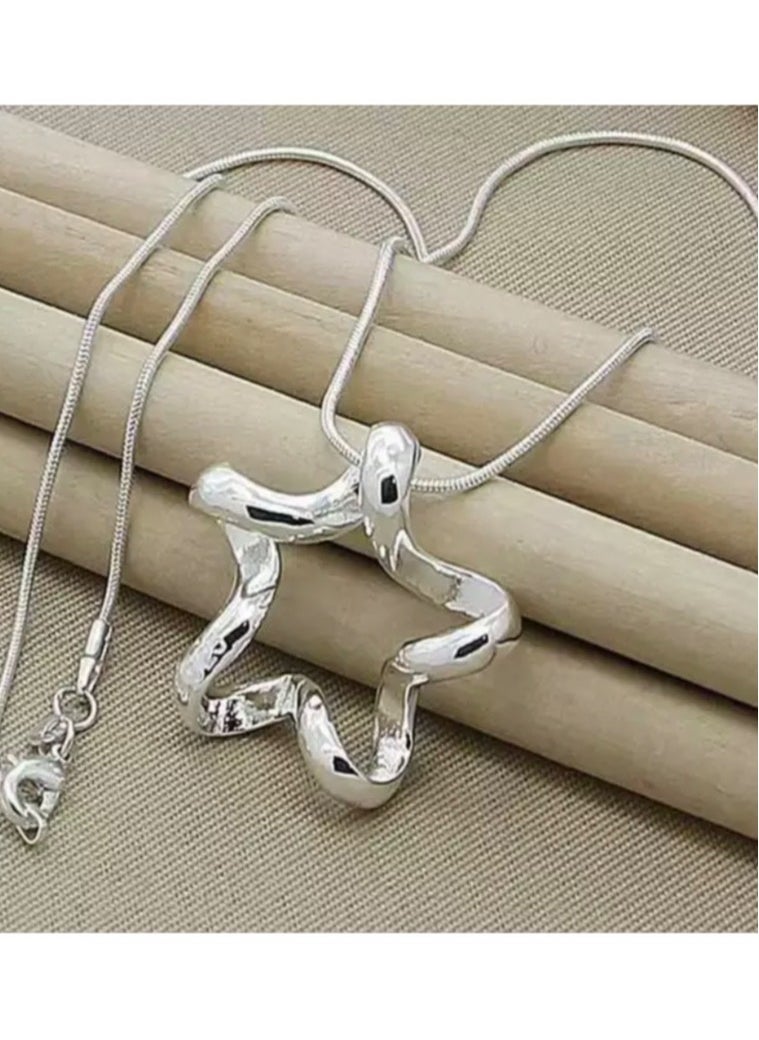 NOON'S UP - Elegant 925 Sterling Silver Necklace For Women - Image 1