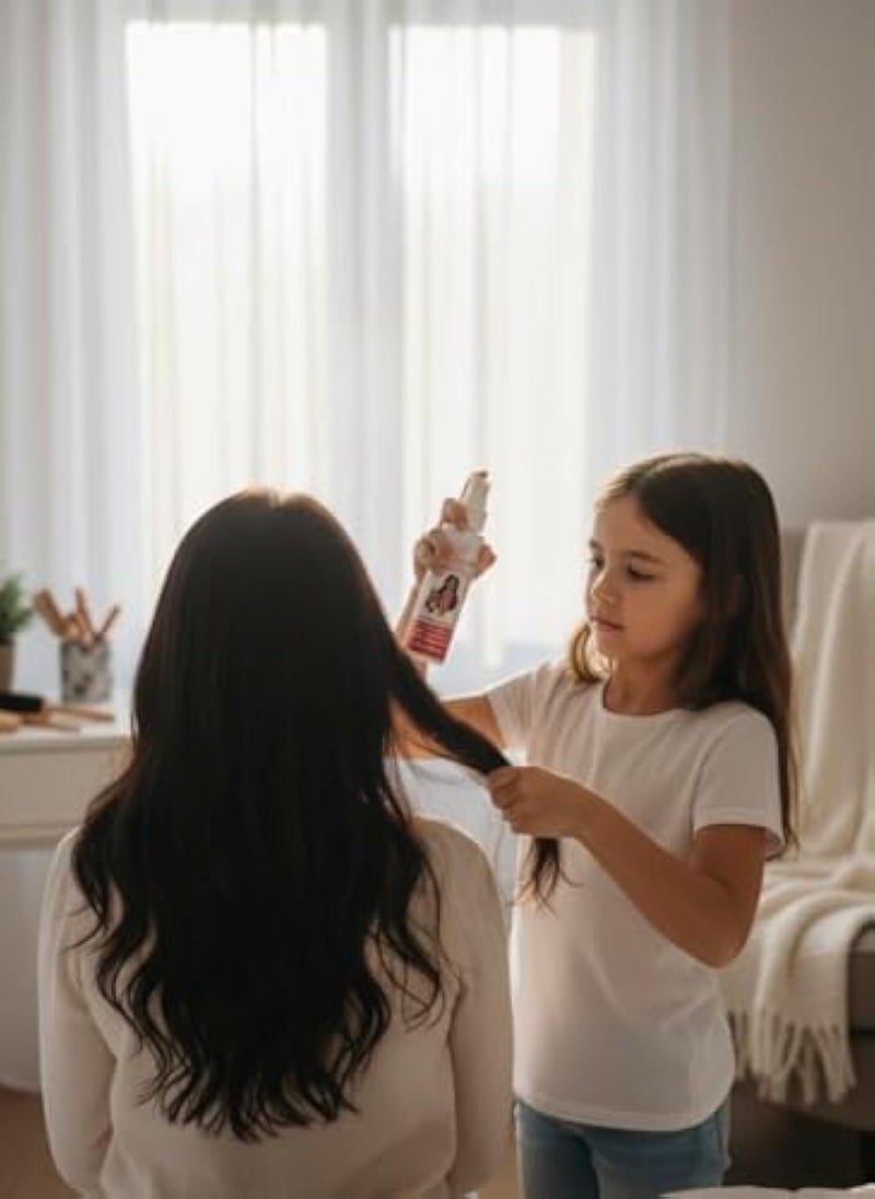 Auraphil Hair Spray Nourishing Hair Growth & Thickening Hair Spray Safe Treatment & Prevent Hair Loss Suitable for Kids and Adults Enriched with Vitamins & Oils to Strengthen & Restore Hair - 120 ml - Image 5