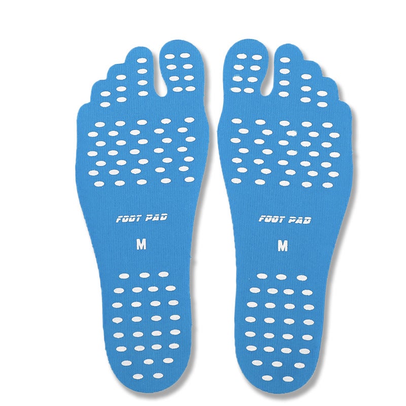 Beach Invisible Anti-Slip Insole Stickers Sky Blue