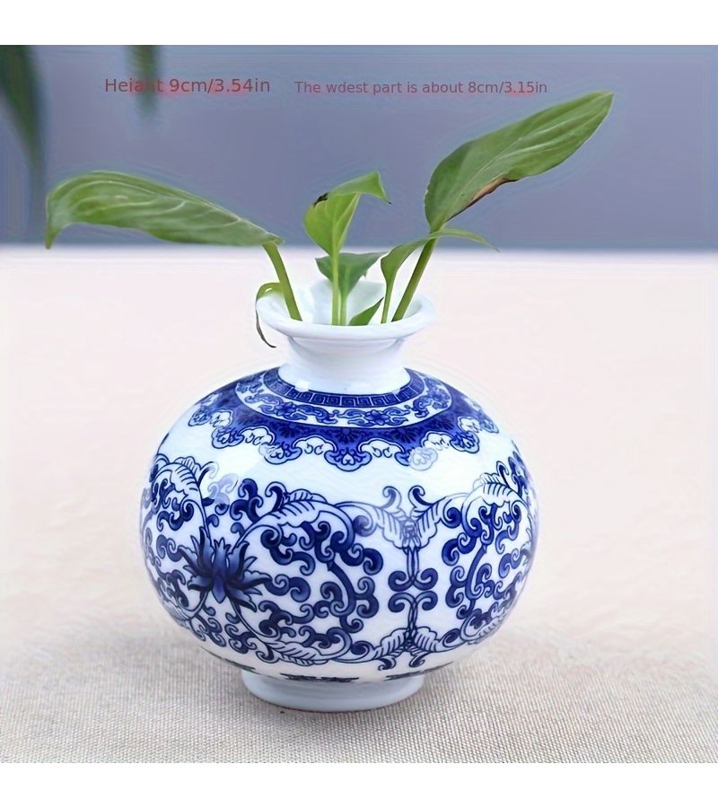 Handmade White Porcelain Vase Style A For Home Décor Hydroponic Flower Arrangement - Image 5