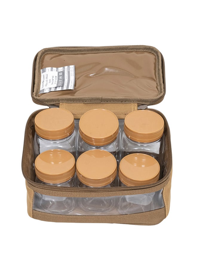طقم علب بهارات، شنطة علب بهارات مكتملة، كاكي، طقم 6 قطع - pzsku/ZCC208B871407AAB99595Z/45/_/1716845692/a72a7fbb-c4be-4429-9ef7-d6071c4214dc