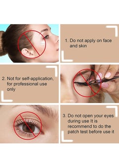 FUNMIX Eyelash Adhesive Remover Cream, Eyelash Extension Remover,Portable Eyelashes Grafting Eyelash Extension Glue Remover Adhesive Gel Removing Cream  - Image 3