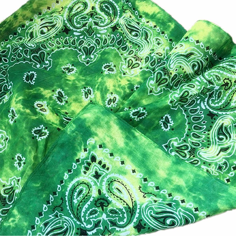 12 Pcs /1 Pack Colorful Paisley Bandanas Flower Pattern Hiphop Headscarf Fashion Outdoor Headscarf Beautiful Cotton Headband (Mixed Color) - Image 4