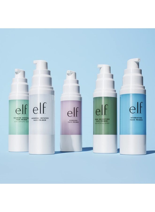 elf Hydrating Face Primer, Makeup Primer For Flawless, Smooth Skin & Long-Lasting Makeup, Fills In Pores & Fine Lines, Vegan & Cruelty-free, Large - Image 4