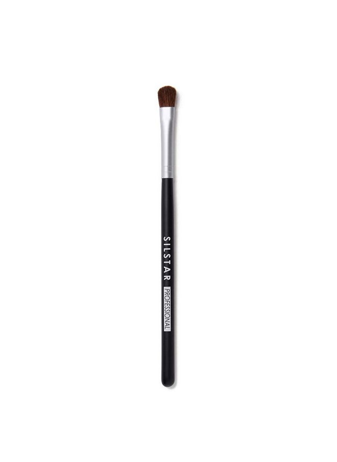 SILSTAR PROFESSIONAL - Small Shadow Brush Crueltyfree Pony Hair Eye Brush For Flawless Makeup Application With Natural Birch Wooden Handle Made In Korea Spb015 - Image 1