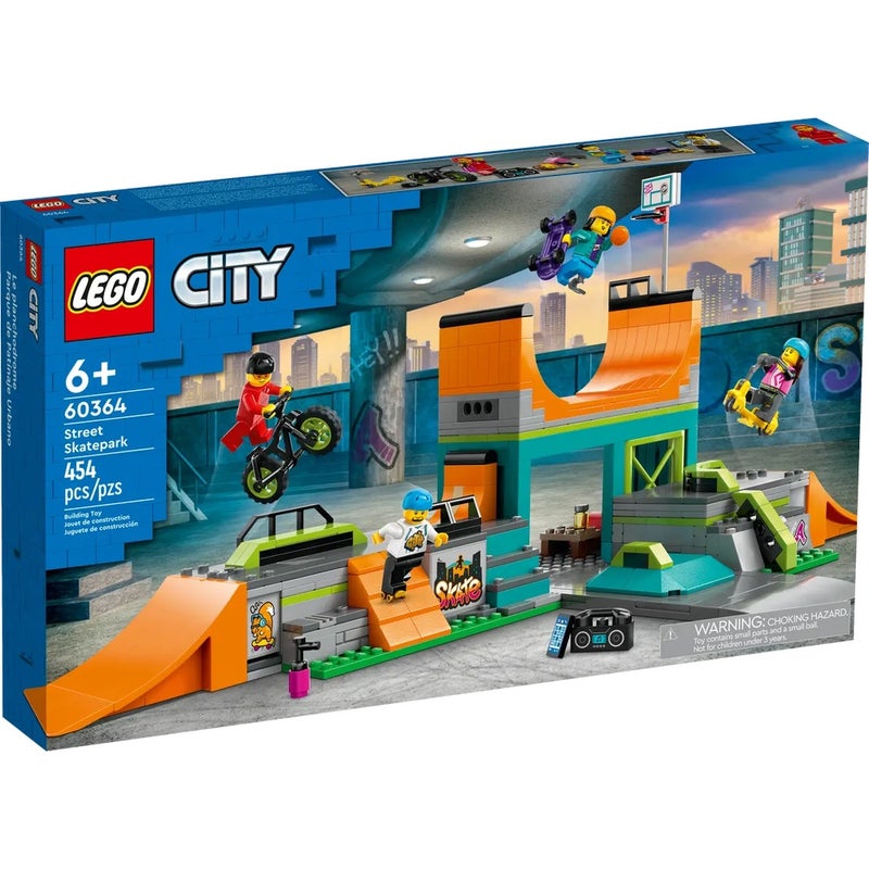 LEGO - City Street Skate Park 454 Pieces - 60364 - Image 1