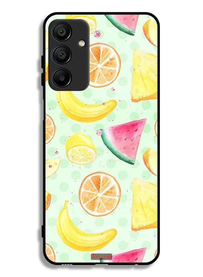 Tolwak Samsung Galaxy A15 4G Protective Case Cover Fruits Watercolor Art - Image 1