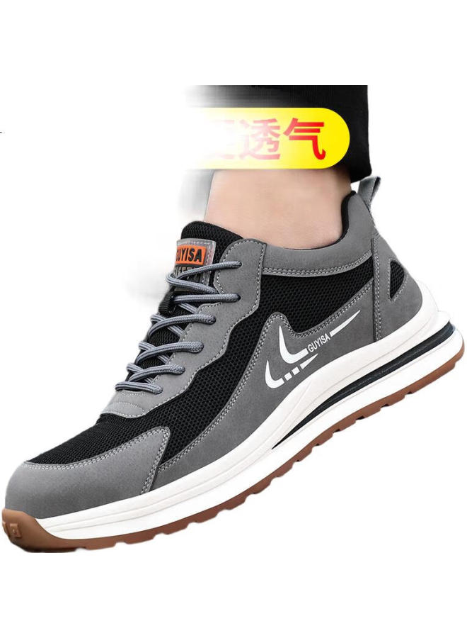 Blue Gull Shield Blue Seagull Shield Men'S Anti-Slip Breathable Lightweight Steel Toe Cap Anti-Smashing Anti-Stab Safety Work Site Shoes 0201 Size 39 - Image 2
