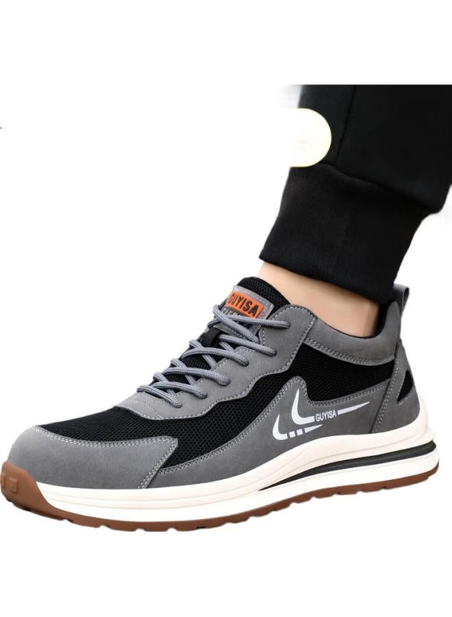 Blue Gull Shield Blue Seagull Shield Men'S Anti-Slip Breathable Lightweight Steel Toe Cap Anti-Smashing Anti-Stab Safety Work Site Shoes 0201 Size 39 - Image 3