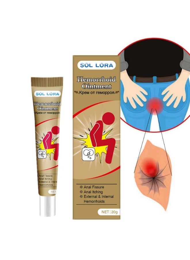 صول لورا كريم بواسير احترافي مرهم بواسير كريم مرهم بواسير مهدئ سريع وقوي لتخفيف الألم والحكة والتورم عناية احترافية للبواسير الداخلية والخارجية والشرج والحكة الشرجية 20 جرام - Image 1
