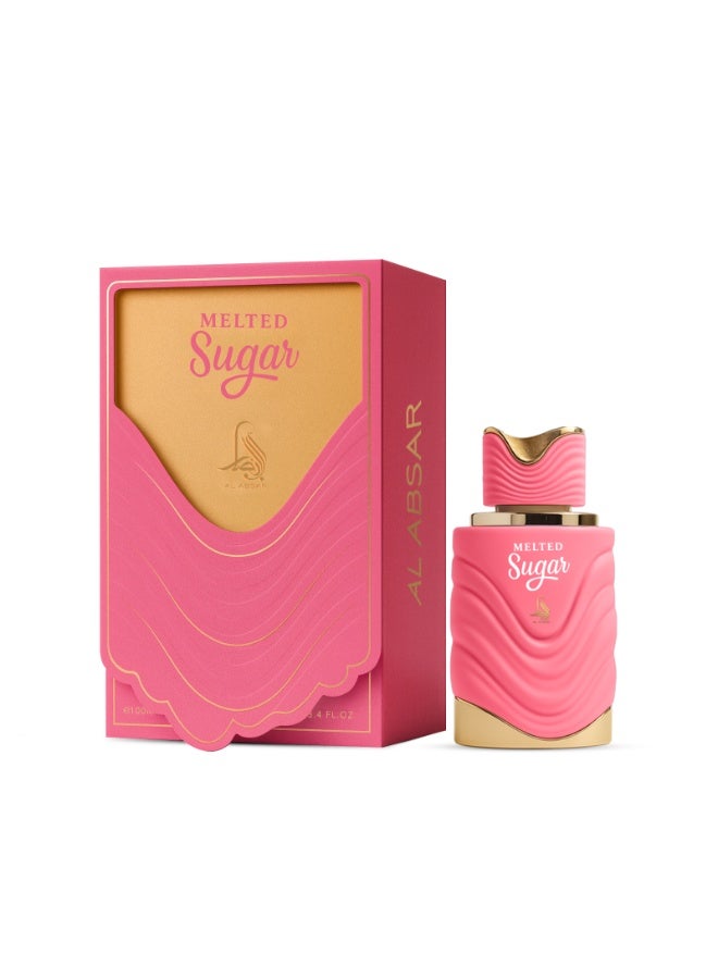 Al Absar عطر السكر المذاب 100 مل - عطر أو دو بارفان للجنسين - فاخر، يدوم طويلاً، برائحة زهرية دافئة مع لمسة من العنبر - Image 1