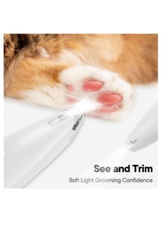 Excefore Dog Paw Trimmer for Grooming, Rechargeable Cordless Low Noise Cat Hair Trimmer, Small Pet Hair Shaver with LED Light, for Dogs Cats Trimming Around Paws, Eyes, Ears, Face, Rump  - Image 4