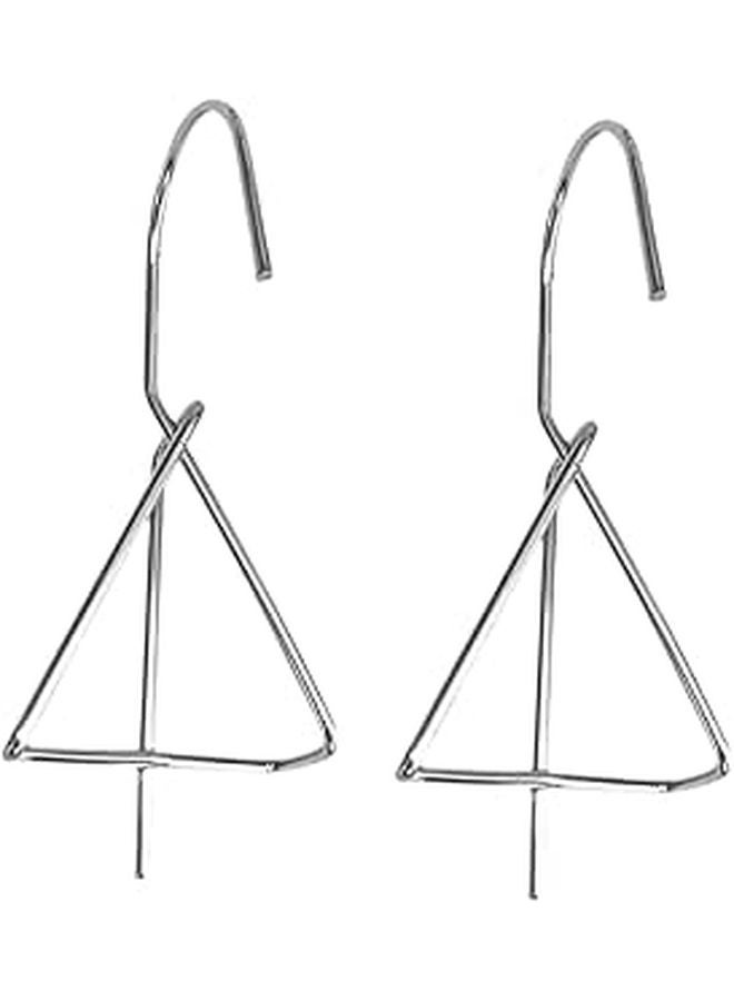2 Pack Ceramic Hanging Plant Holder Wall Hanger For Succulents Indoor Balcony Railing - Image 1
